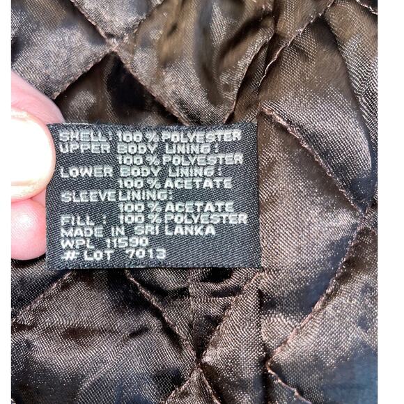 Weatherproof Bomber Jacket - Faux Suede Quilt Lined w/ Hood - Men's Size‎ XL - Picture 11 of 11